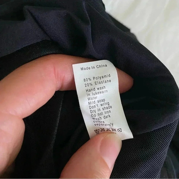 Gottex Golden Touch Surplice Tank Swimsuit Black Size 10 - Picture 7 of 14